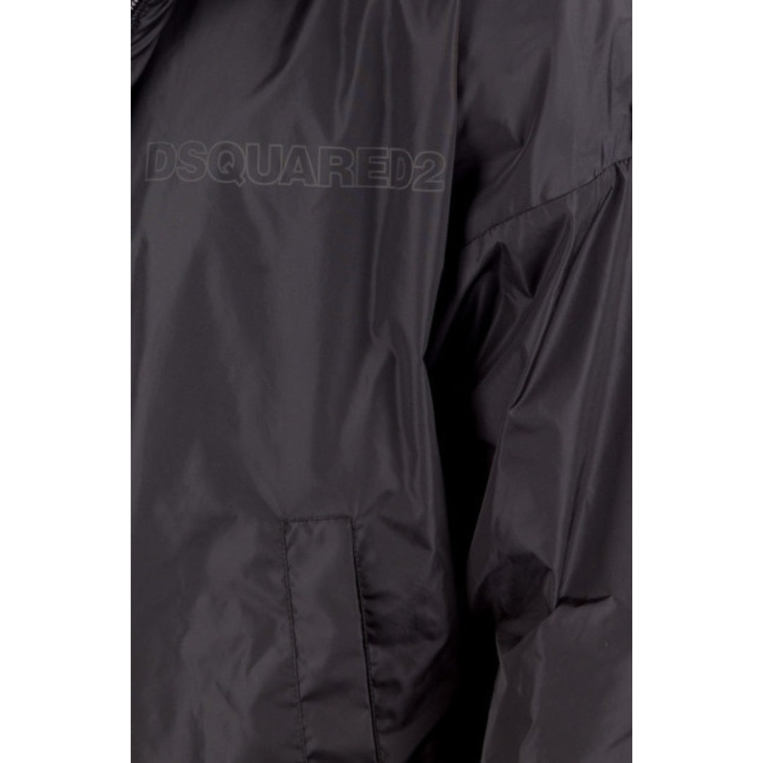 Dsquared2 S74Am1331 S53817 Windbreaker 900 Black Jacket Mens