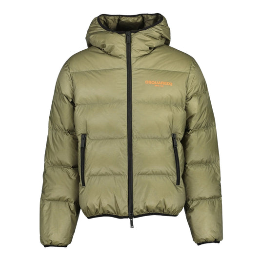 Dsquared2 S74Am1346 S76627 726 Military Green Down Jacket Mens
