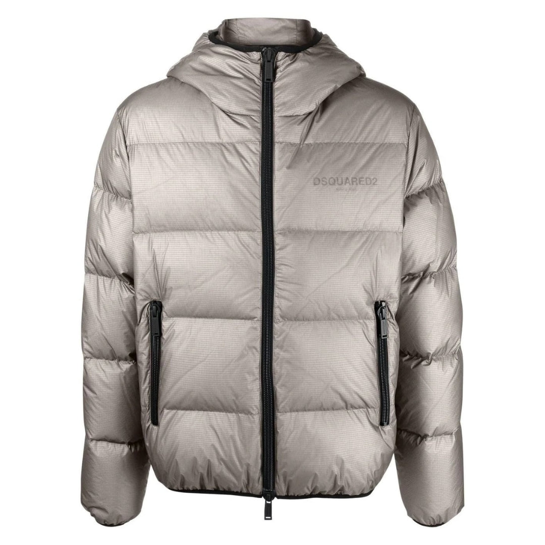 Dsquared2 S74Am1346 S76627 859 Grey Down Jacket Mens