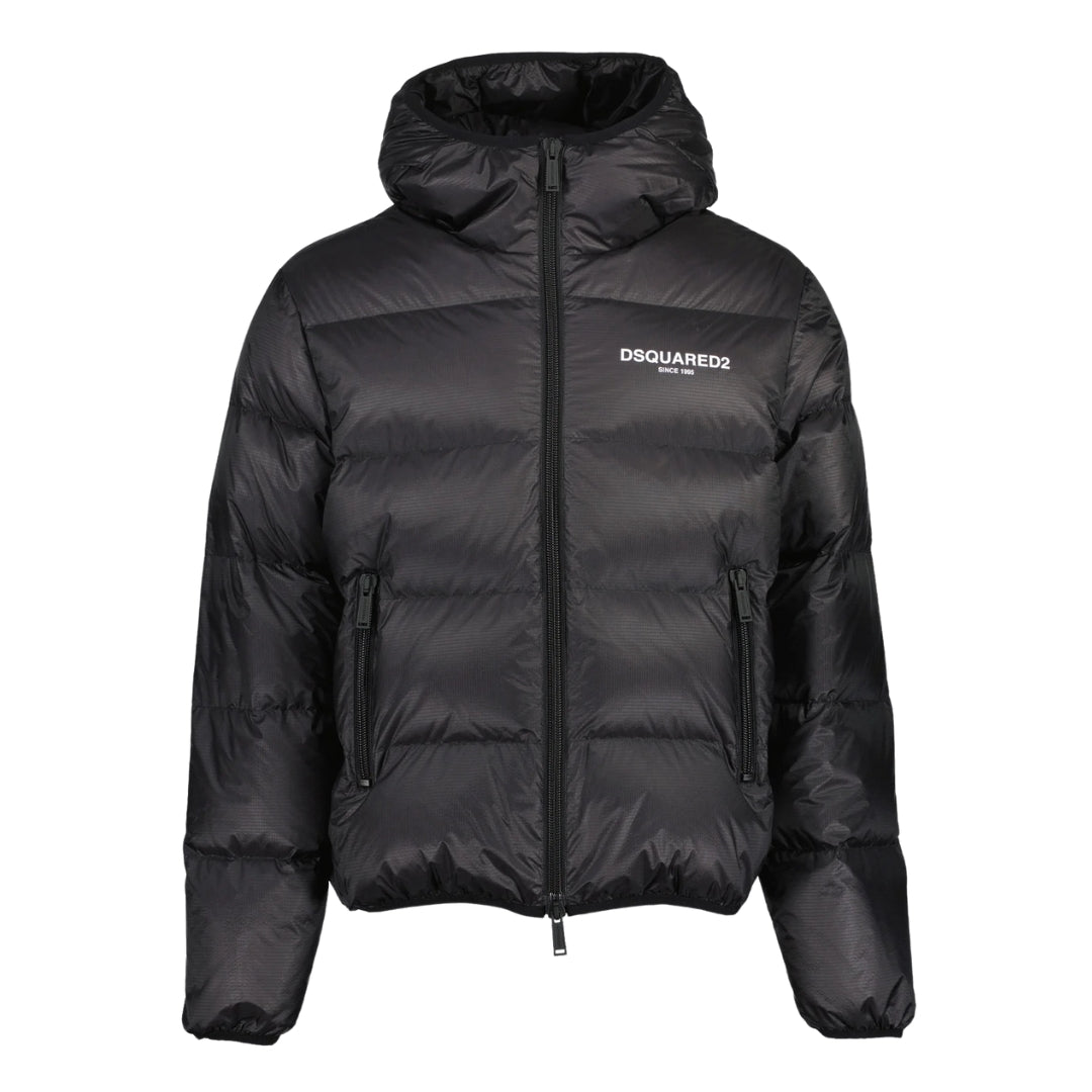 Dsquared2 S74Am1346 S76627 900 Black Down Jacket Mens