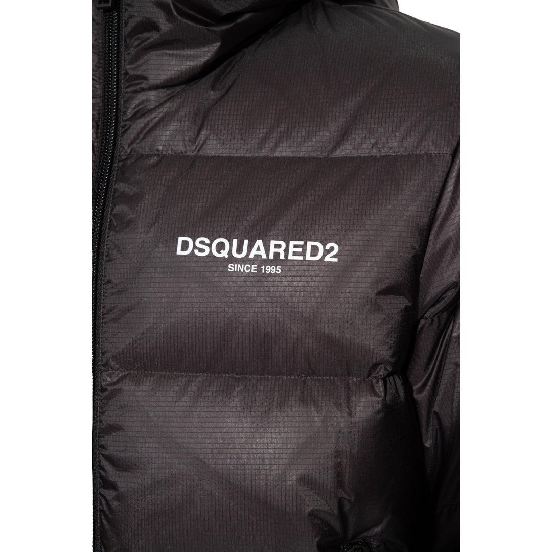Dsquared2 S74Am1346 S76627 900 Black Down Jacket Mens