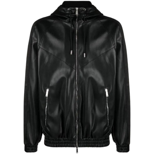 DSQUARED2 Contrast Hooded Black Jacket W32