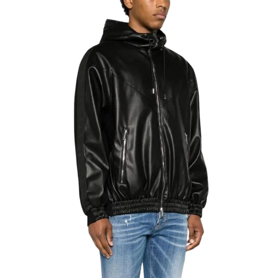 DSQUARED2 Contrast Hooded Black Jacket W32