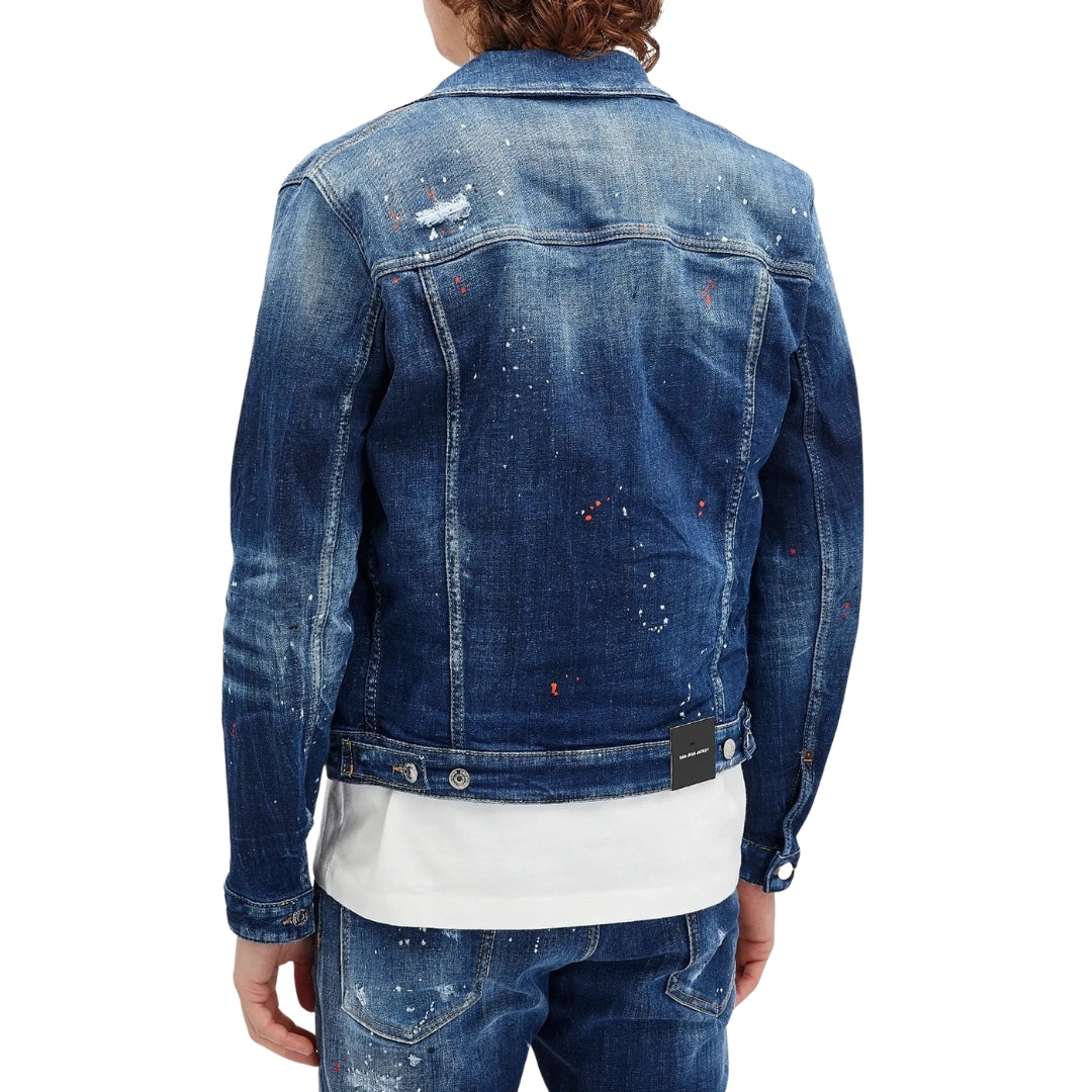 Dsquared2 Dan Jean Jacket Navy Blue W30