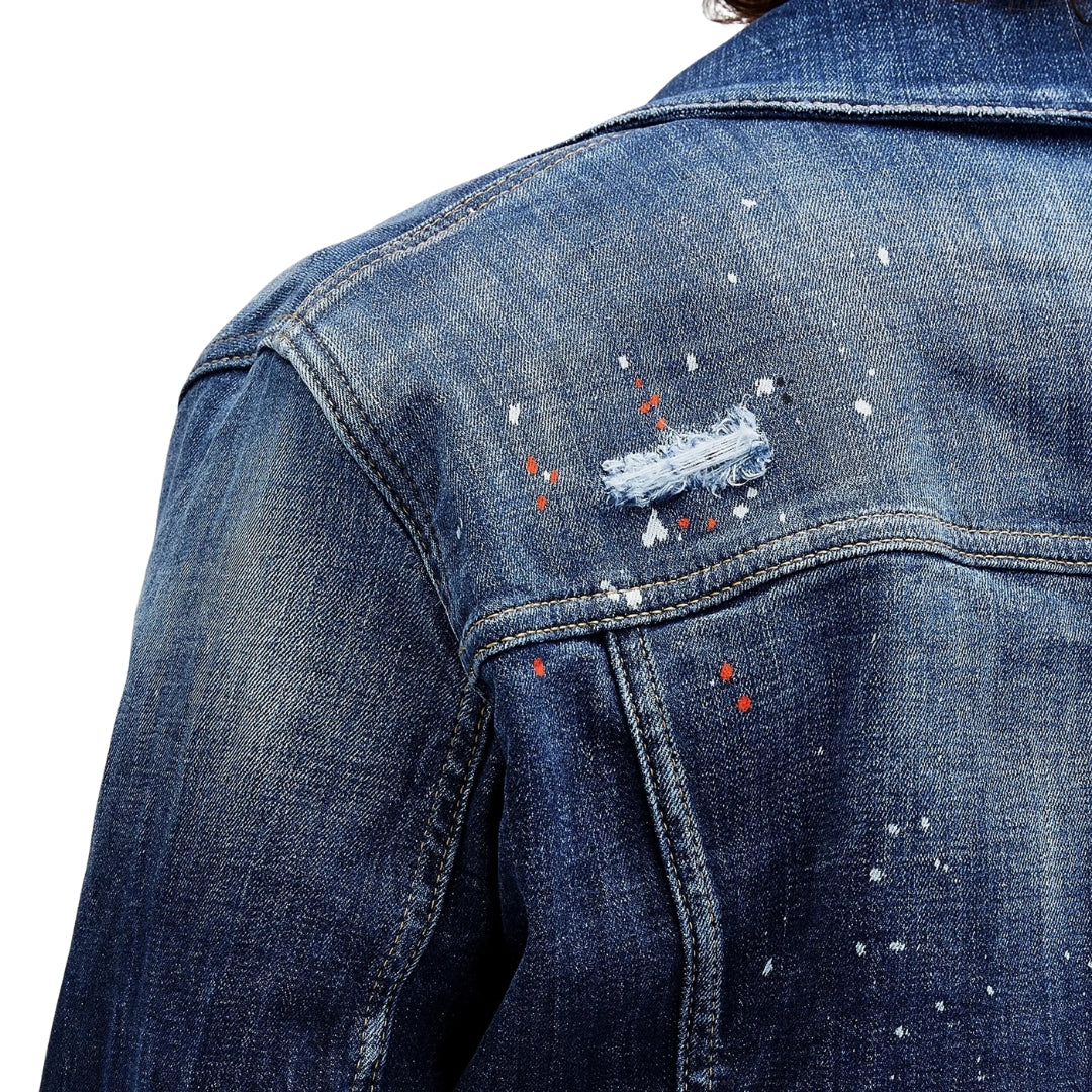 Dsquared2 Dan Jean Jacket Navy Blue W30