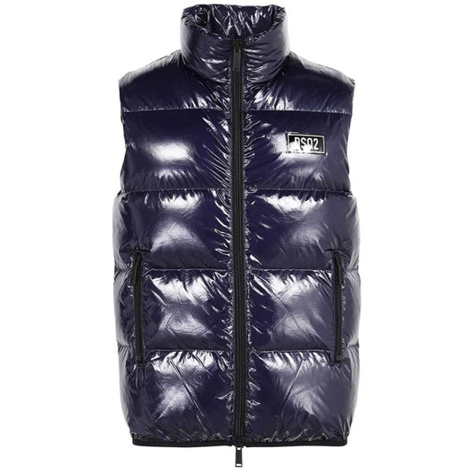 Dsquared2 S74Fb0278 S54056 Down Filled Gilet 477 Navy Blue Gilet Mens