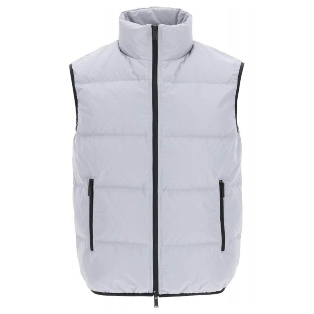 Dsquared2 S74Fb0283 S53353 6495 Arrow Puff Vest Down Jacket 857 Light Grey Gilet Mens