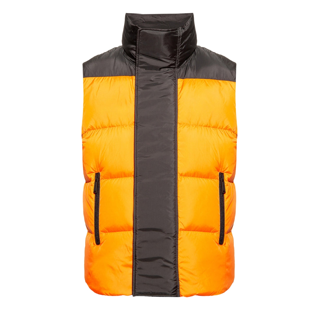 Dsquared2 S74Fb0289 S54981 Puffer Vest 185 Flame Orange Down Gilet Mens