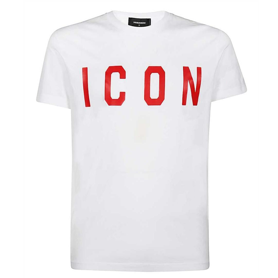 Dsquared2 S74Gd0601 S22427 989X White T Shirt Mens - Style Centre Wholesale