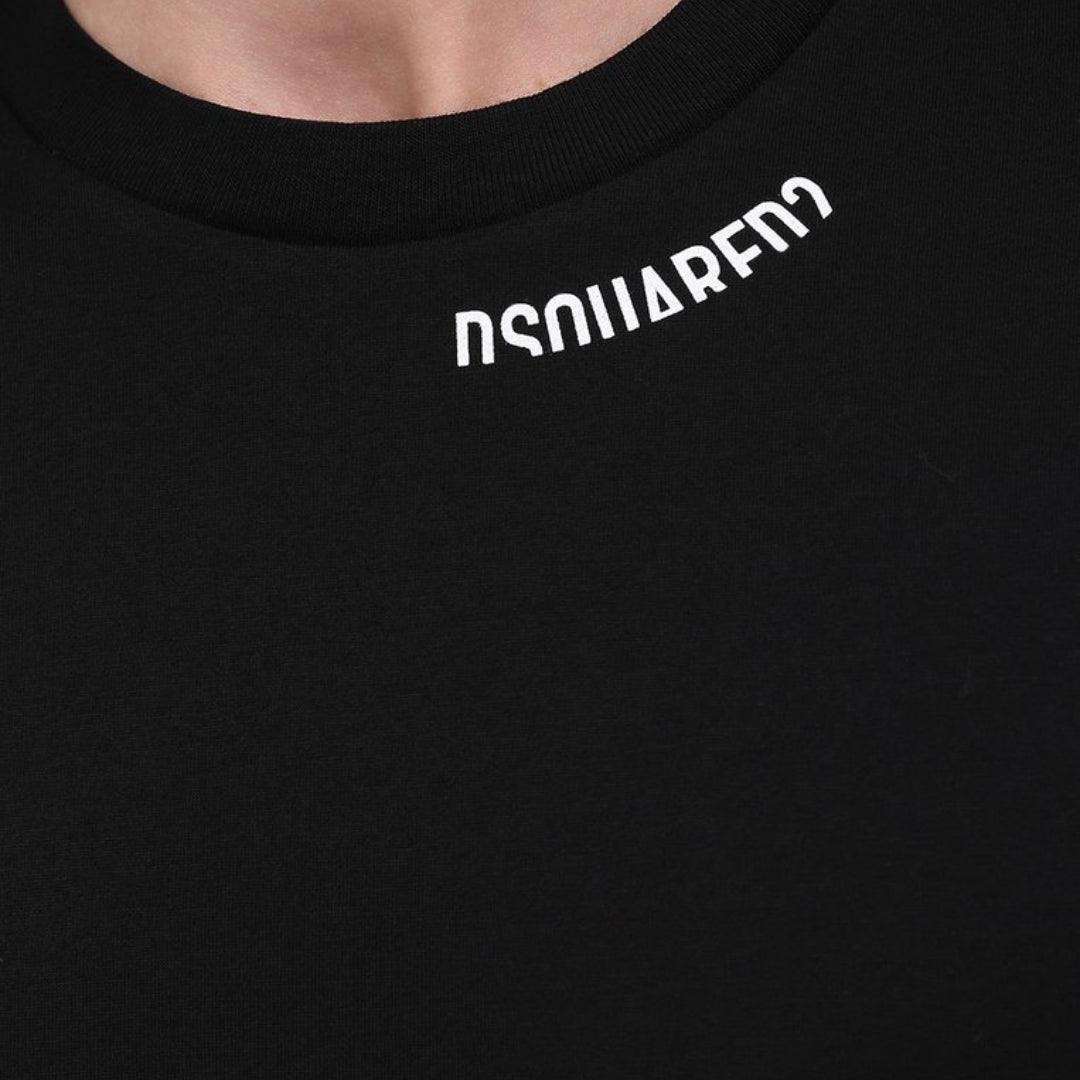 Dsquared2 S74Gd0719 S22427 900 Black T Shirt Mens