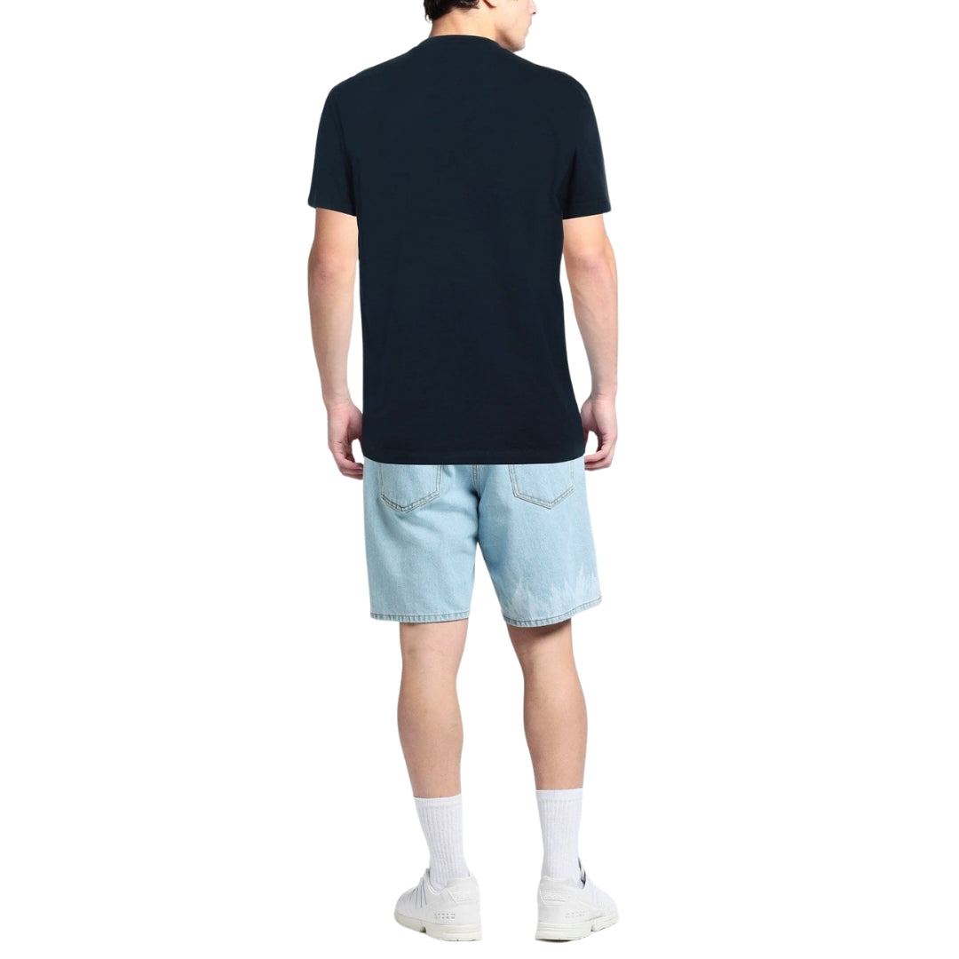 Dsquared2 Cool Fit Maple Leaf Dark Navy Blue T-Shirt S74GD1157 478 - Style Centre Wholesale