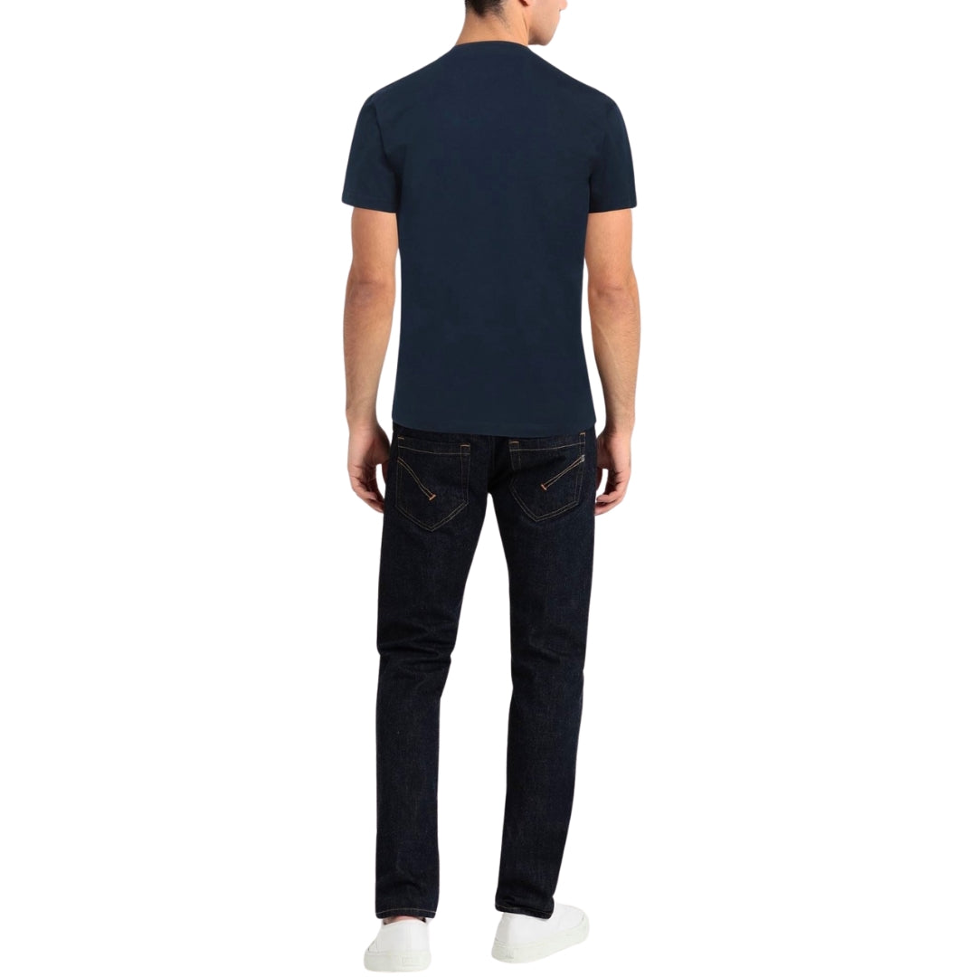Dsquared2 S74Gd1166 478 Dsquared2 Cool Fit Varsity T Shirt 478 Navy T Shirt - Style Centre Wholesale