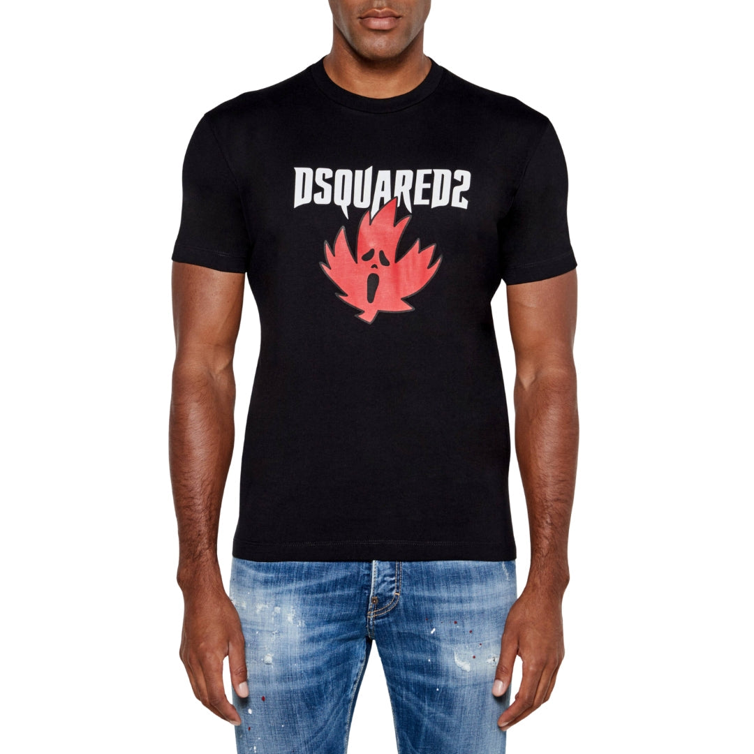 Dsquared2 Ghost Maple Leaf Cool Fit T-Shirt Black M