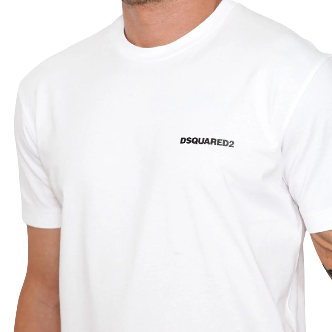 DSQUARED2 Cool Fit Headquarters White  T-Shirt S