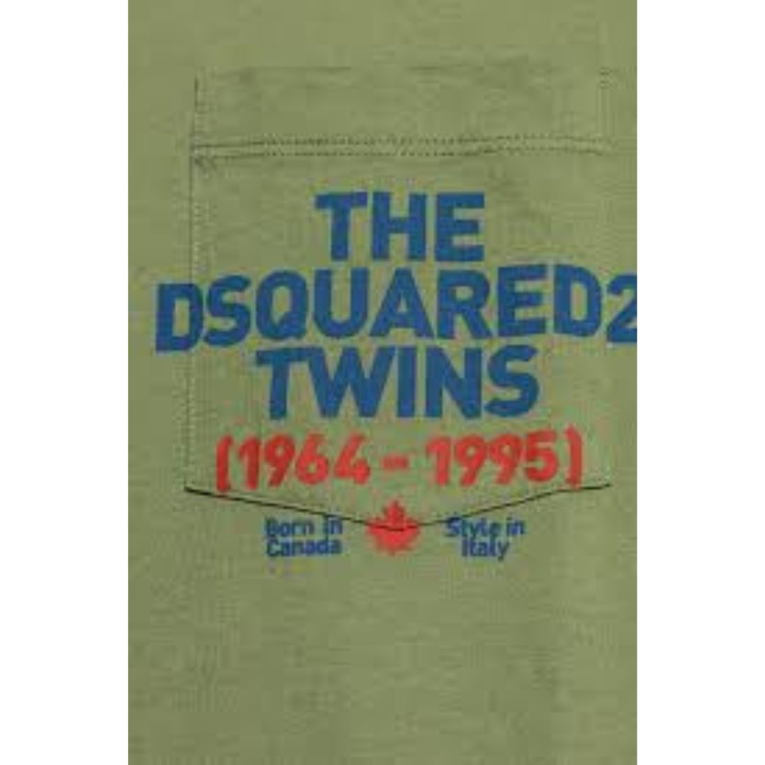 Dsquared2 Logo Print T-Shirt Sage Green M