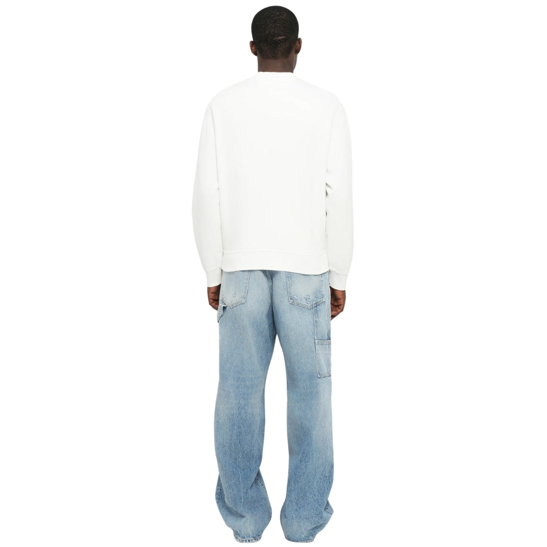 DSQUARED2 Cool Fit Milano Crew Neck White Jumper M