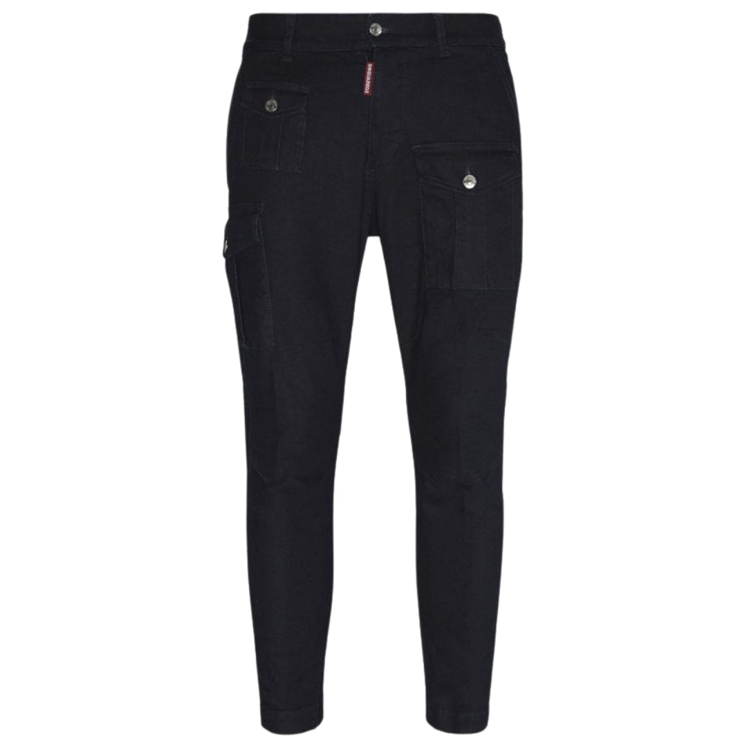 Dsquared2 S74Kb0507 S30711 Sexy Cargo Fit 470 Blue Pants Mens