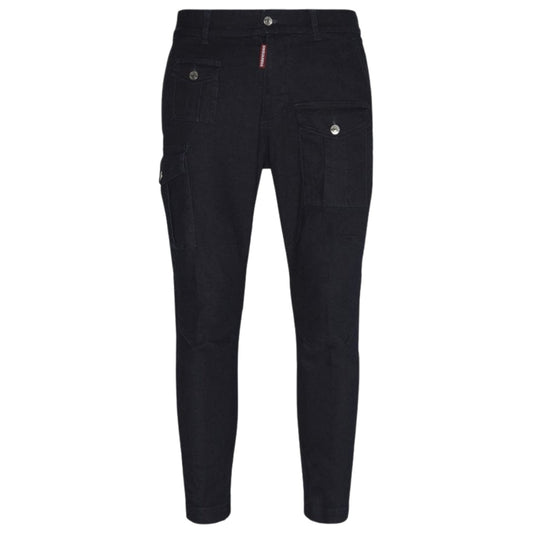 Dsquared2 S74Kb0507 S30711 Sexy Cargo Fit 470 Blue Pants Mens