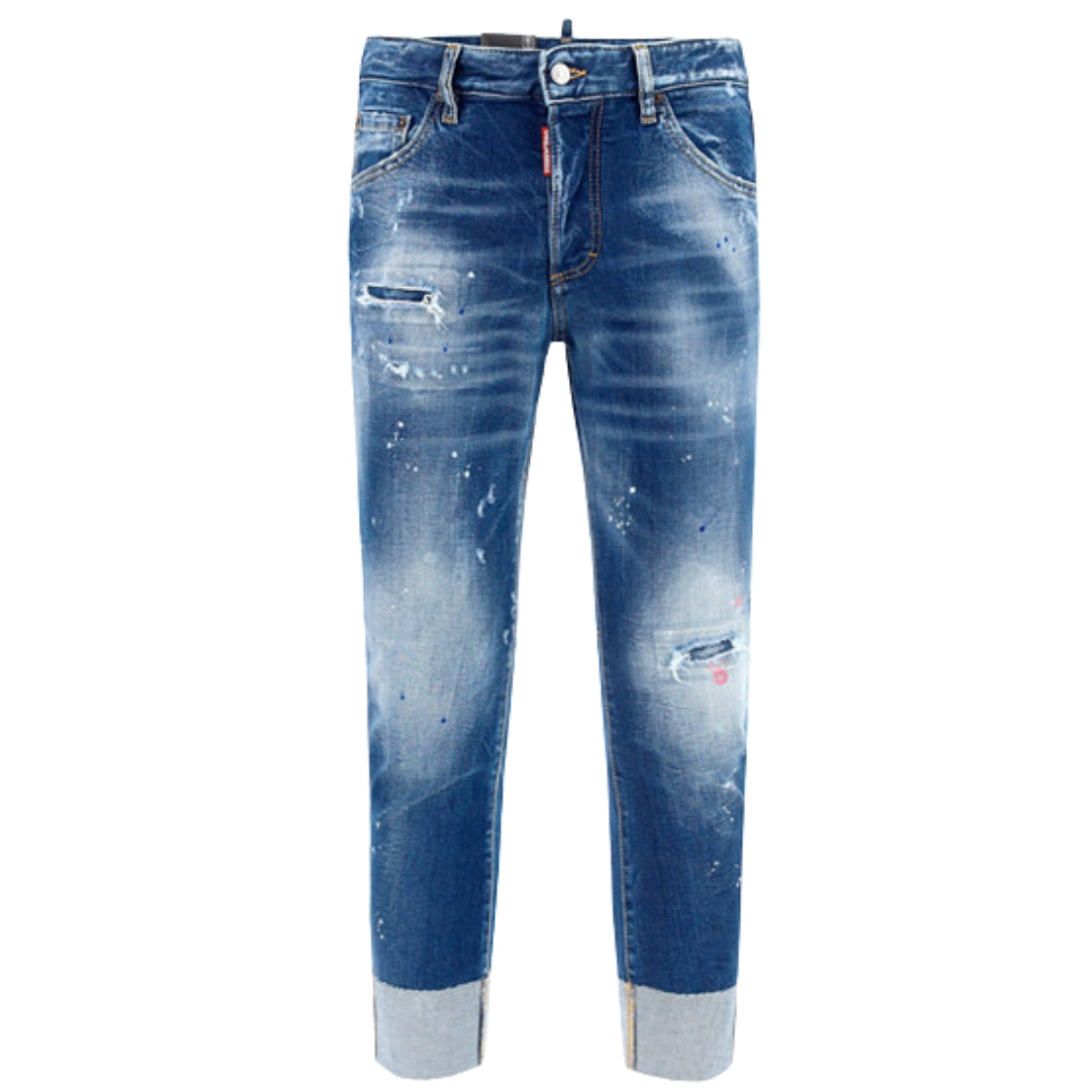 DSQUARED2 SAILOR JEAN S74LB0968 S30663 470 NAVY BLUE JEANS Mens 44