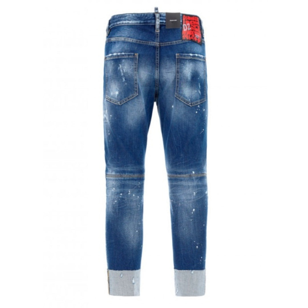 DSQUARED2 SAILOR JEAN S74LB0968 S30663 470 NAVY BLUE JEANS Mens 44