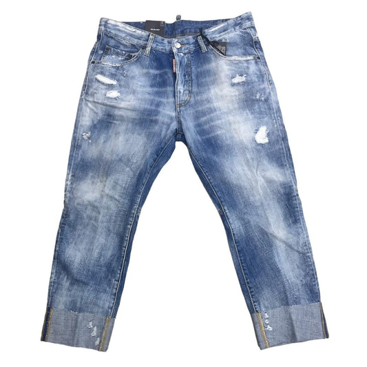 Dsquared2 S74Lb1091 S30309 Skater Jean 470 Navy Blue Jeans Mens