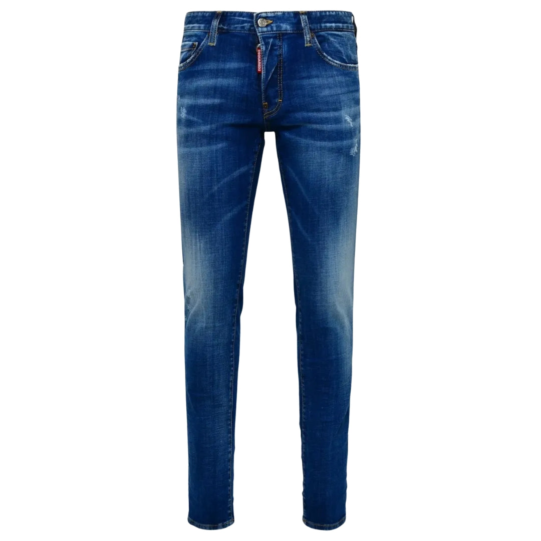 Dsquared2 S74Lb1166 S30342 Slim Jean 470 Blue Navy Jeans Mens