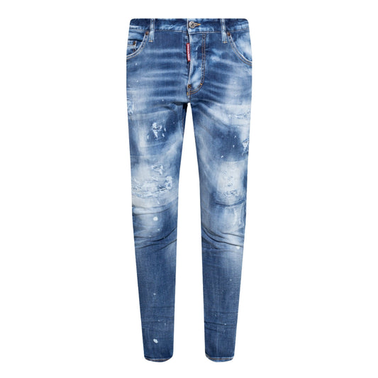 Dsquared2 S74Lb1178 S30789 Sexy Twist Jean 470 Blue Navy Jeans Mens - Style Centre Wholesale