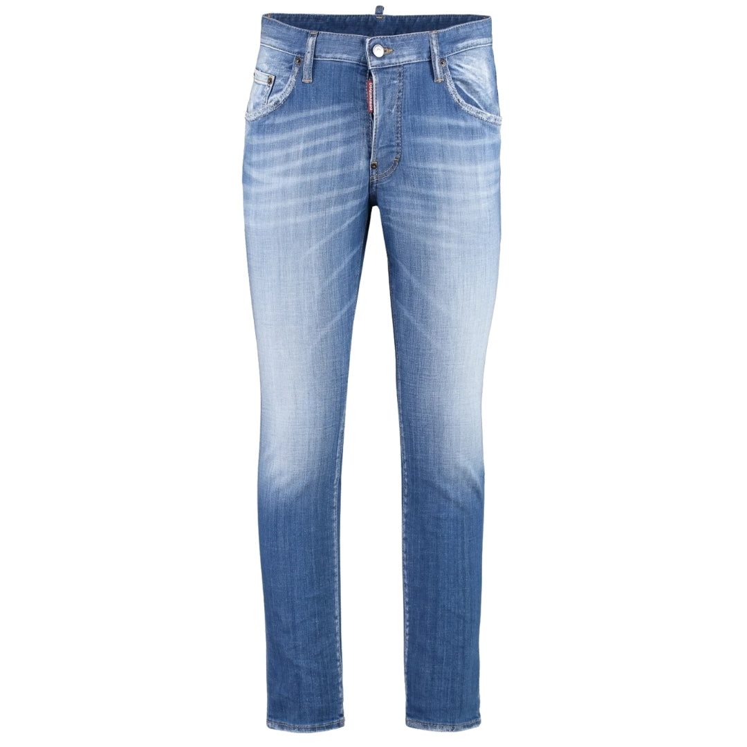 DSQUARED2 Distressed Skater Jean Slim Cut Jeans W32