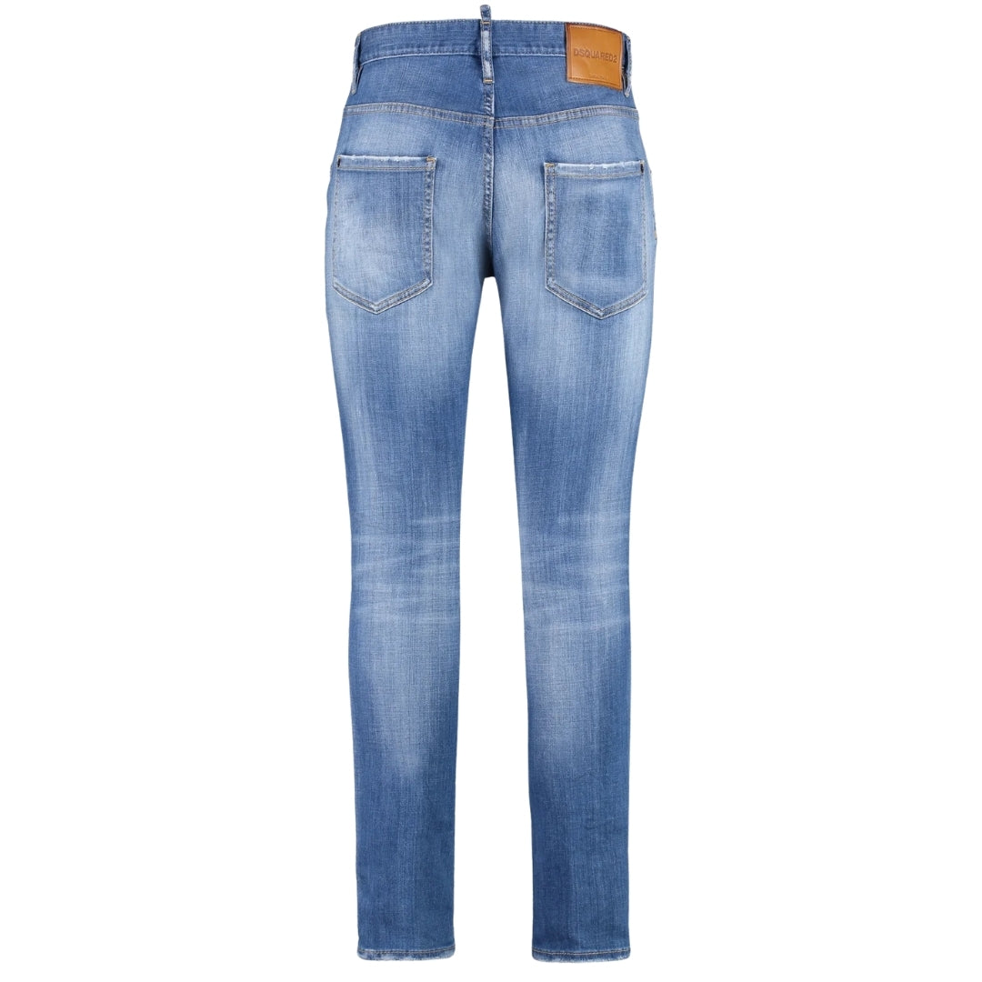 DSQUARED2 Distressed Skater Jean Slim Cut Jeans W32