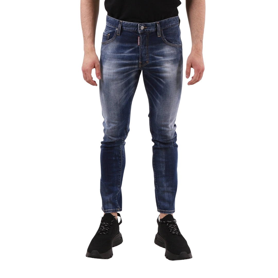 DSQUARED2 Skater Jean Faded Dark Blue Jeans W28
