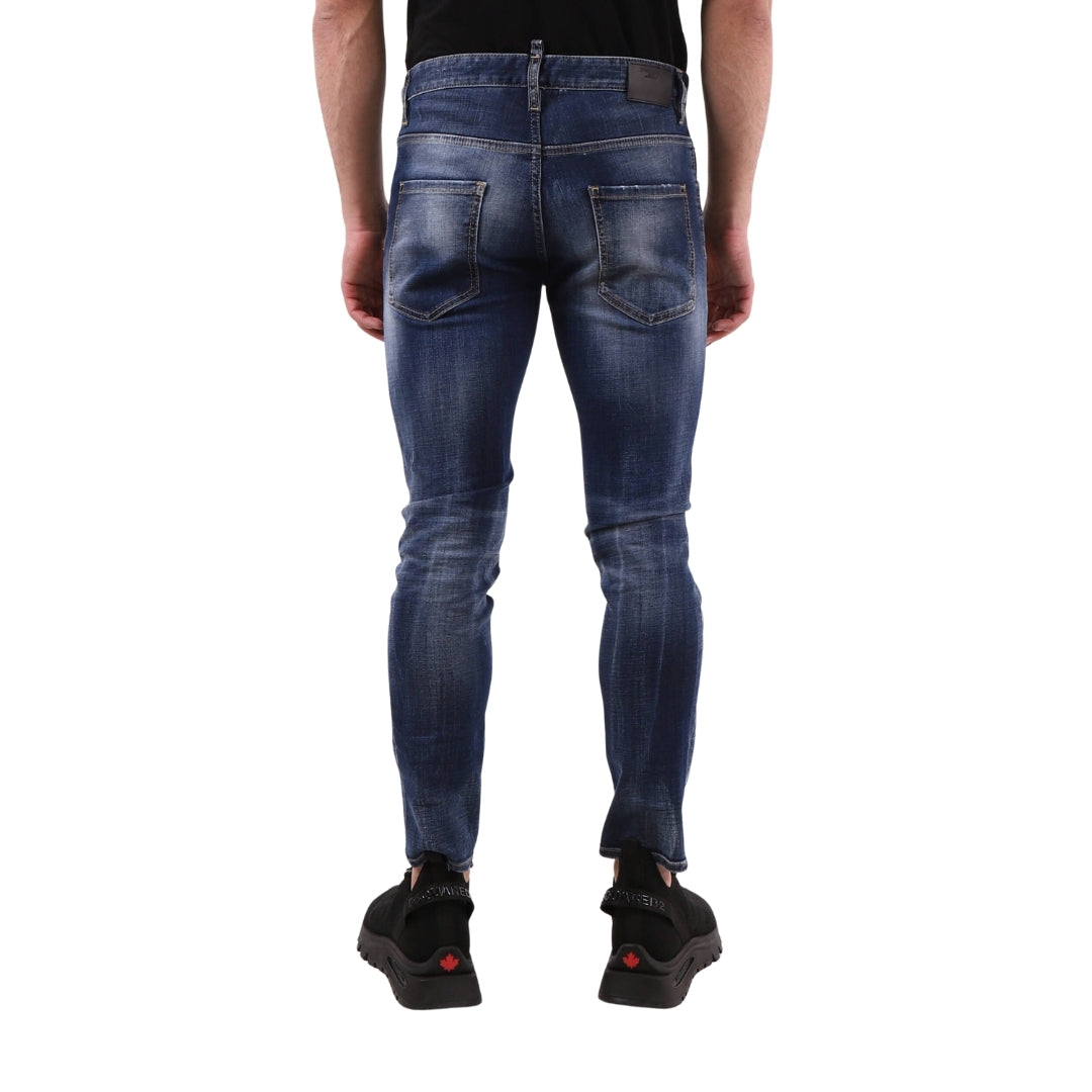 DSQUARED2 Skater Jean Faded Dark Blue Jeans W28
