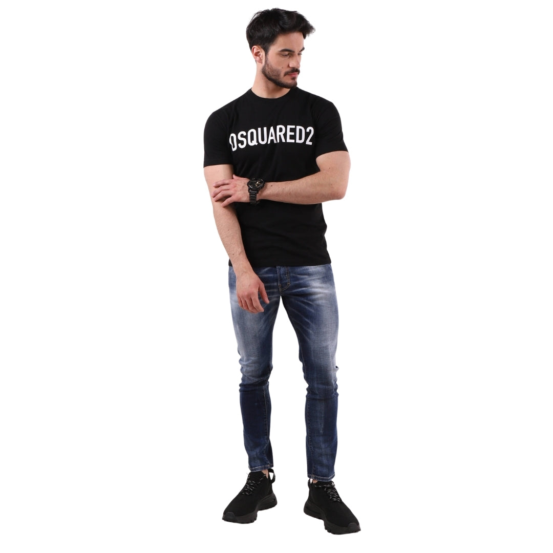 DSQUARED2 Skater Jean Faded Dark Blue Jeans W28