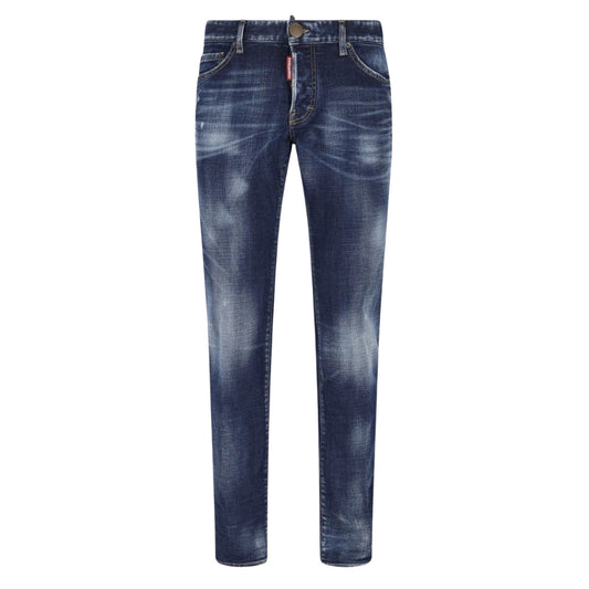 Dsquared2 Skater Jean Canadian Flag Badge Blue Wash Jeans S74Lb1335 S30664 470 - Style Centre Wholesale