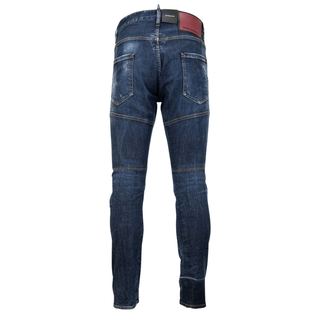 DSQUARED2 Tidy Biker Jean Lightly Worn Style Blue Jeans W30