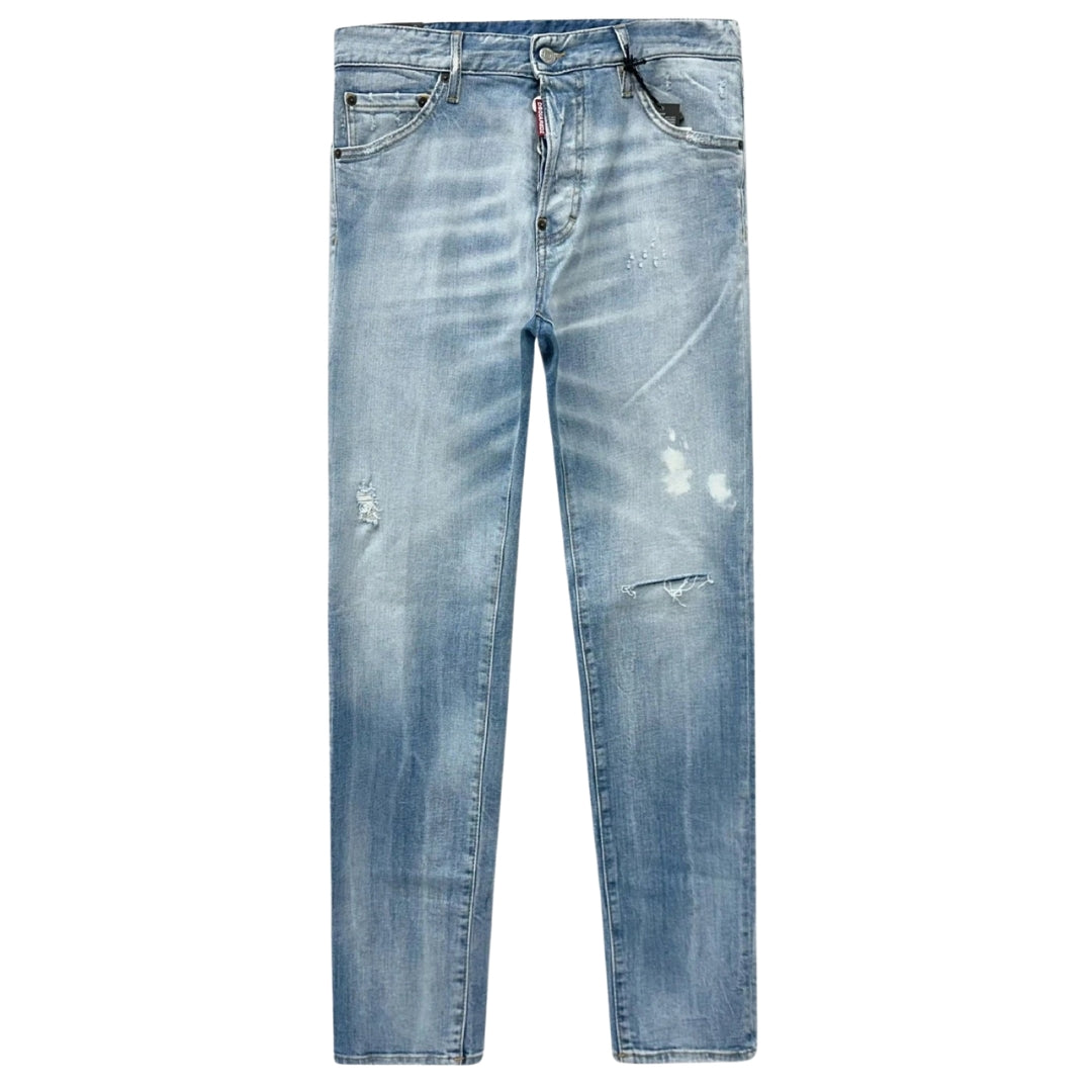 DSQUARED2 Cool Guy Jean Dsetroyed Style Light Blue Jeans W30