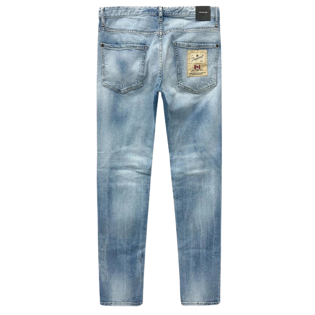 DSQUARED2 Cool Guy Jean Dsetroyed Style Light Blue Jeans W30