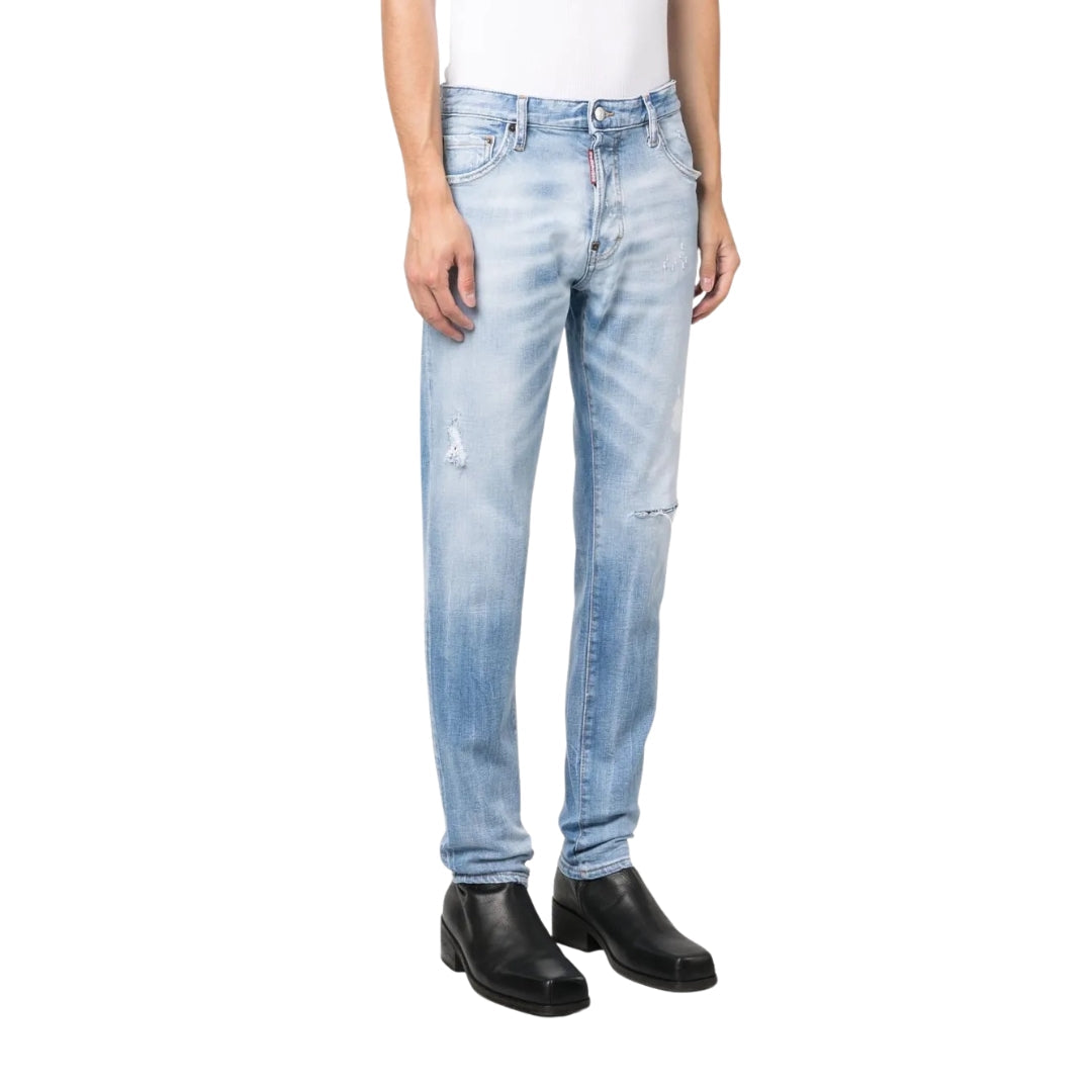 DSQUARED2 Cool Guy Jean Dsetroyed Style Light Blue Jeans W30