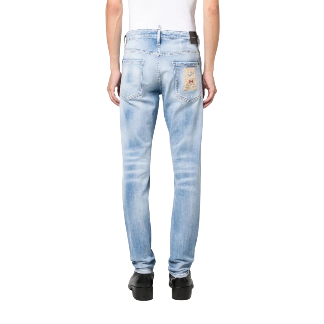 DSQUARED2 Cool Guy Jean Dsetroyed Style Light Blue Jeans W30