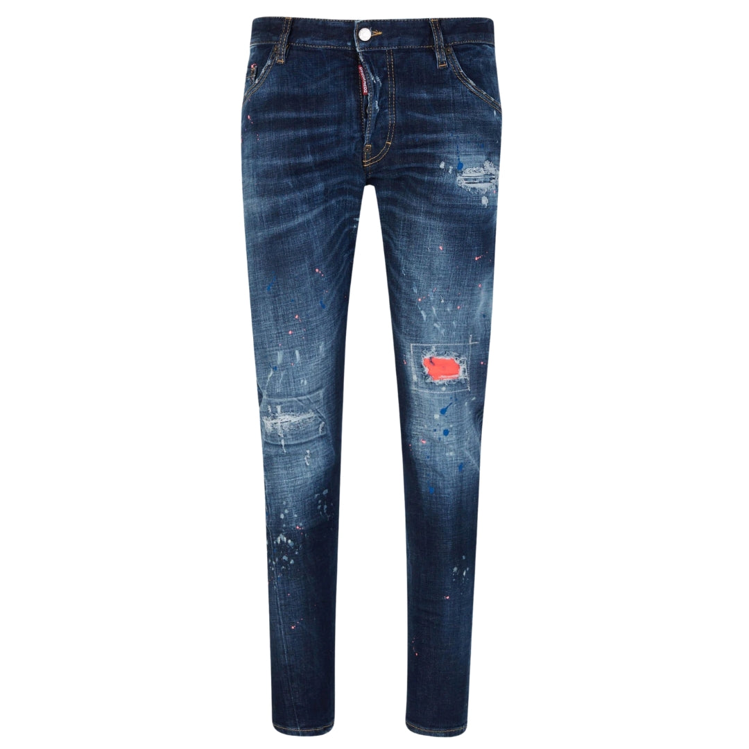 DSQUARED2 Sexy Twist Jean Worn Reinforced Wash Blue Jeans W30