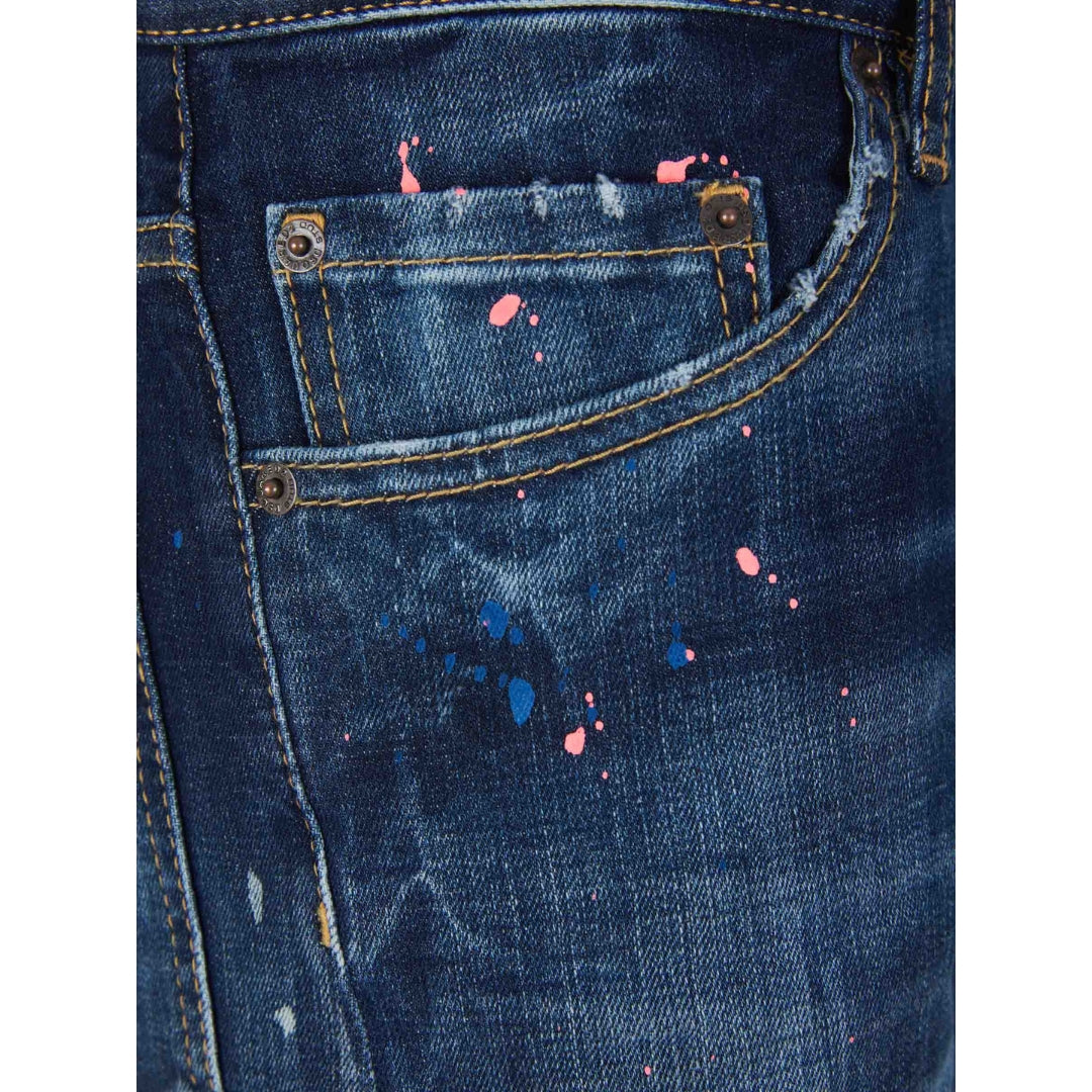 DSQUARED2 Sexy Twist Jean Worn Reinforced Wash Blue Jeans W30