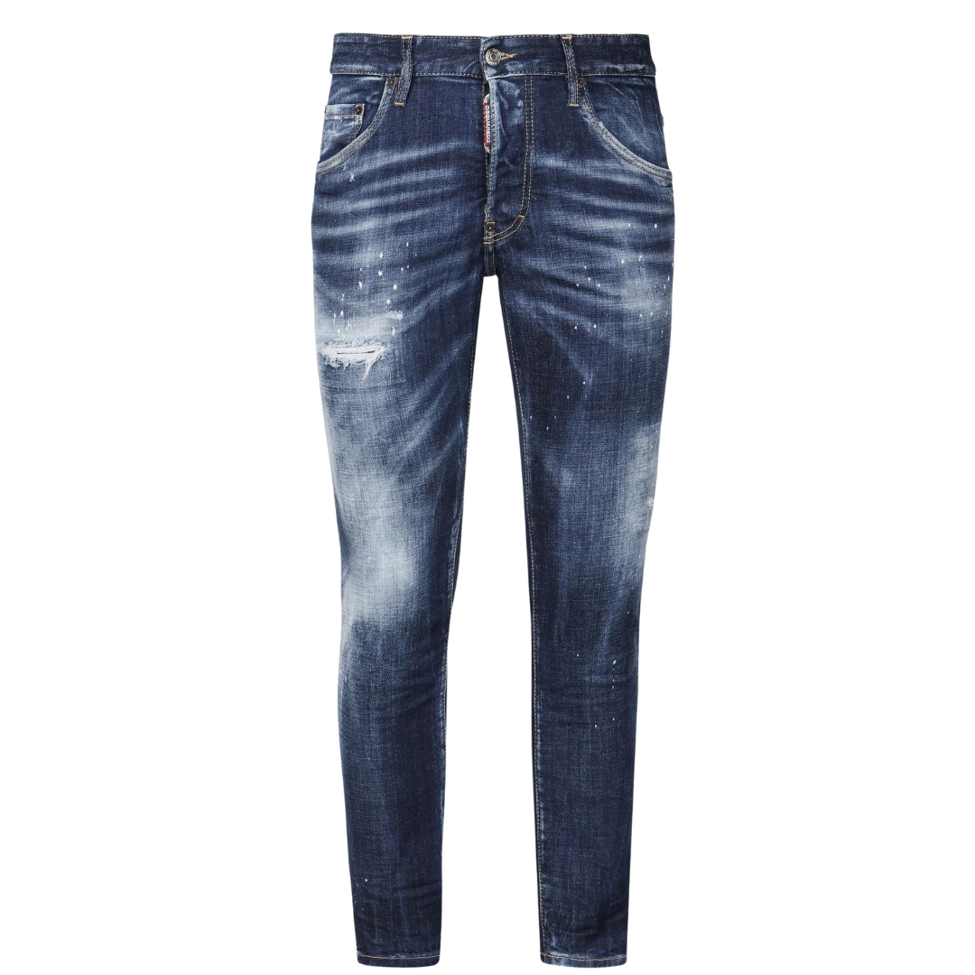 DSQUARED2 Skater Jean In Distressed Denim Jeans W32