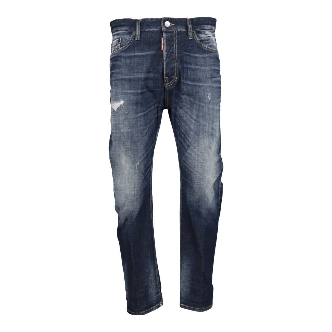 Dsquared2 Dark Desert Wash Bro Jeans Navy Blue W32