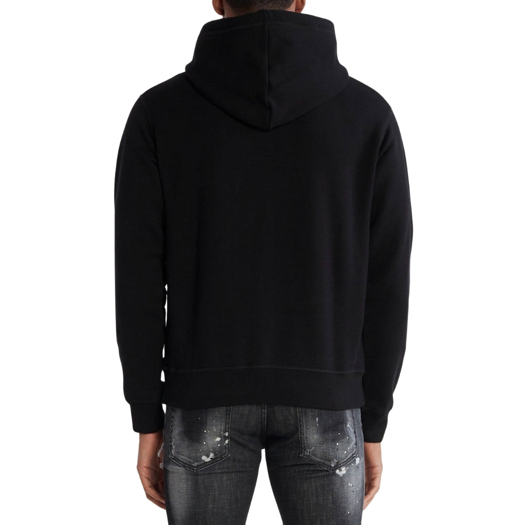 DSQUARED2 Icon Scribble Logo Cool Fit Black Hoodie M