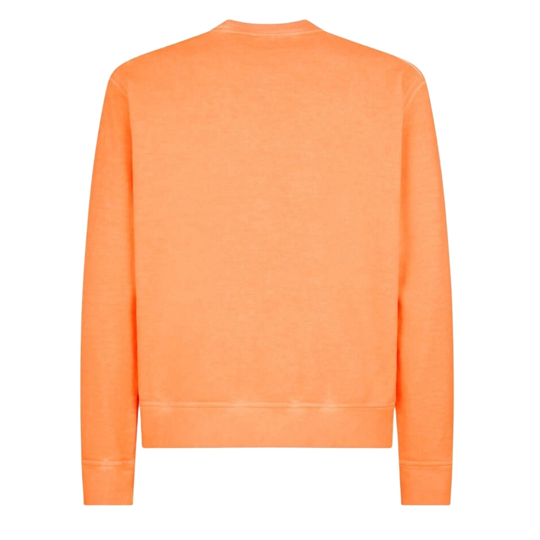 DSQUARED2 Icon Orange Crew Neck Jumoper XS