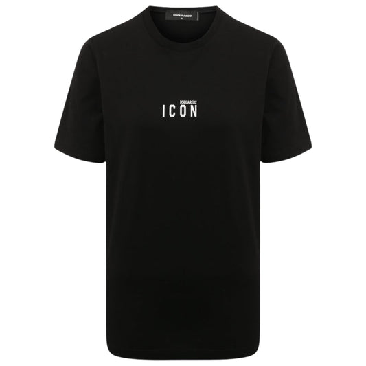 DSQUARED2 Icon Small Chest Logo Black  T-Shirt XXS