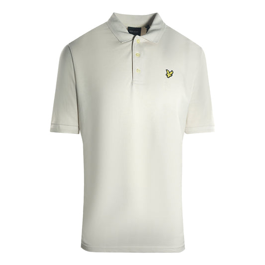 Lyle & Scott Textured Tipped Light Mist Polo Shirt S