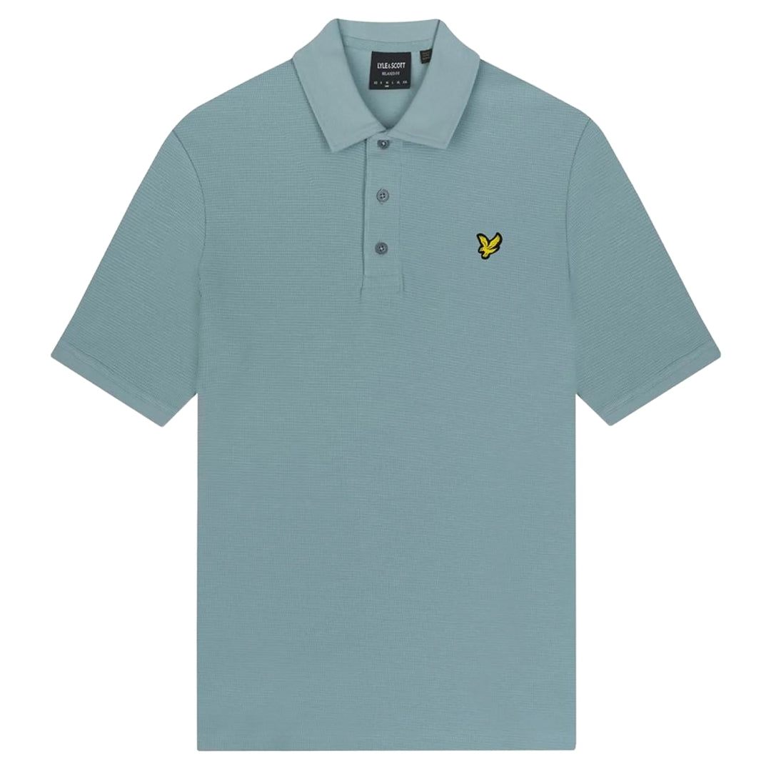 Lyle & Scott Slate Blue Milano Polo Shirt S