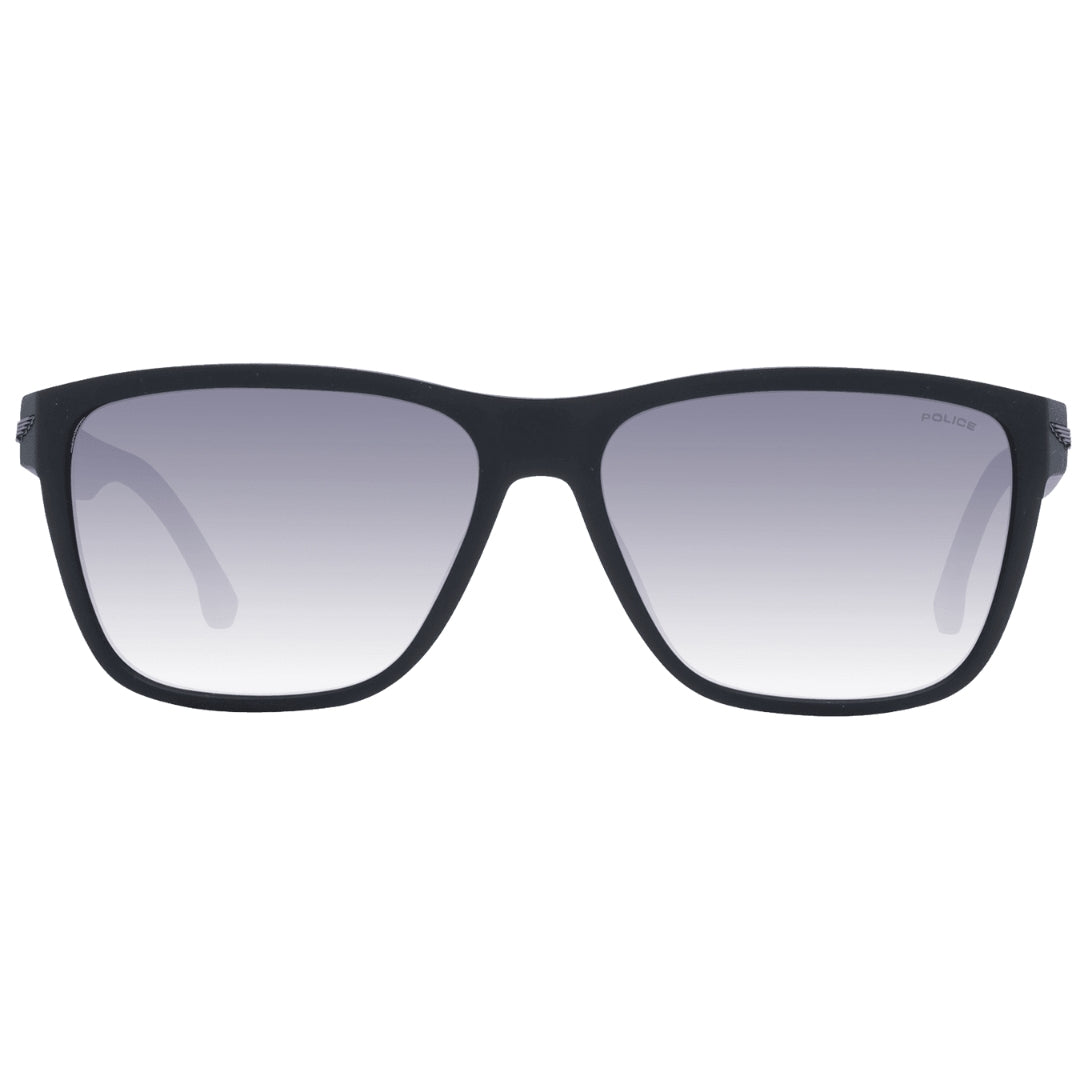 Police Grey Lens Semi-Matte Black Sunglasses SPLB38 0U28