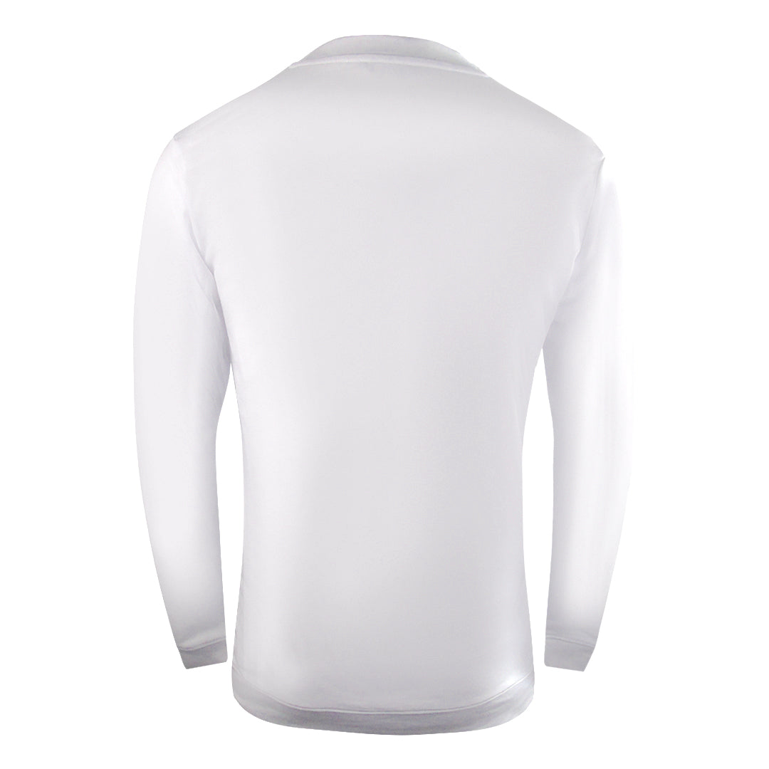 Cavalli Class Large Bold Logo Design White Sweatshirt - Style Centre Wholesale