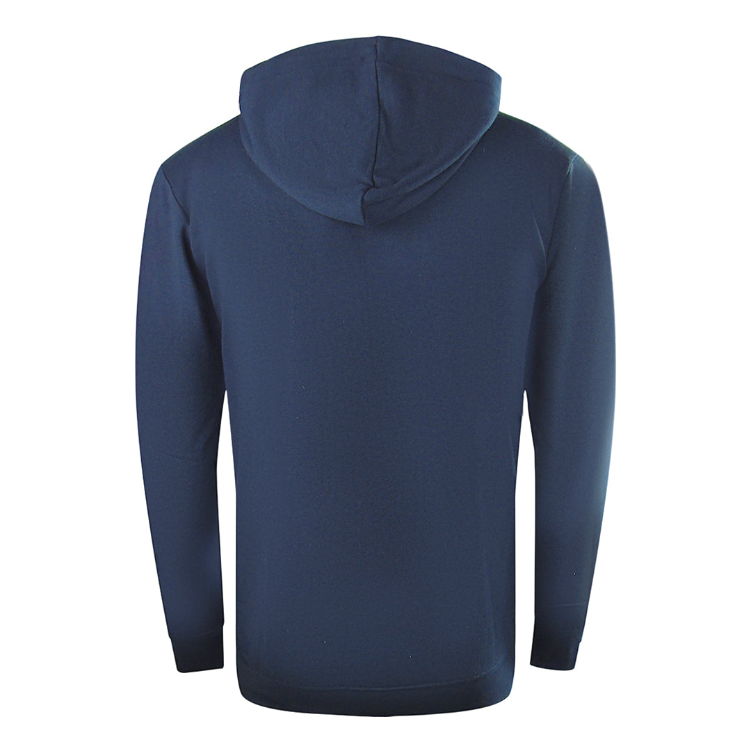 Cavalli Class Large Tiger Logo Navy Blue Hoodie - Style Centre Wholesale